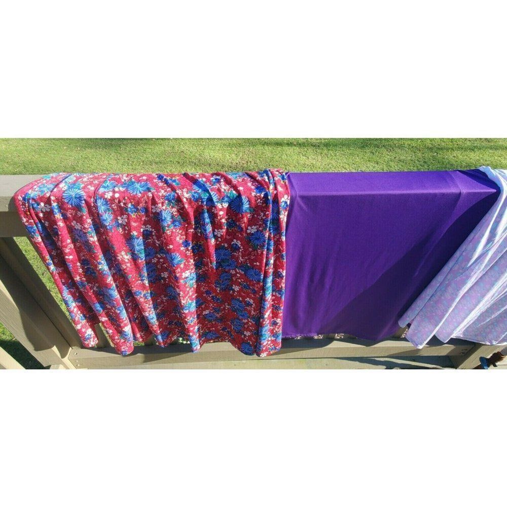 Lot 4 LuLaRoe Maxi Skirt 3XL NWT New with Tag Purple Pink Red Floral Black Dress - Picture 7 of 12